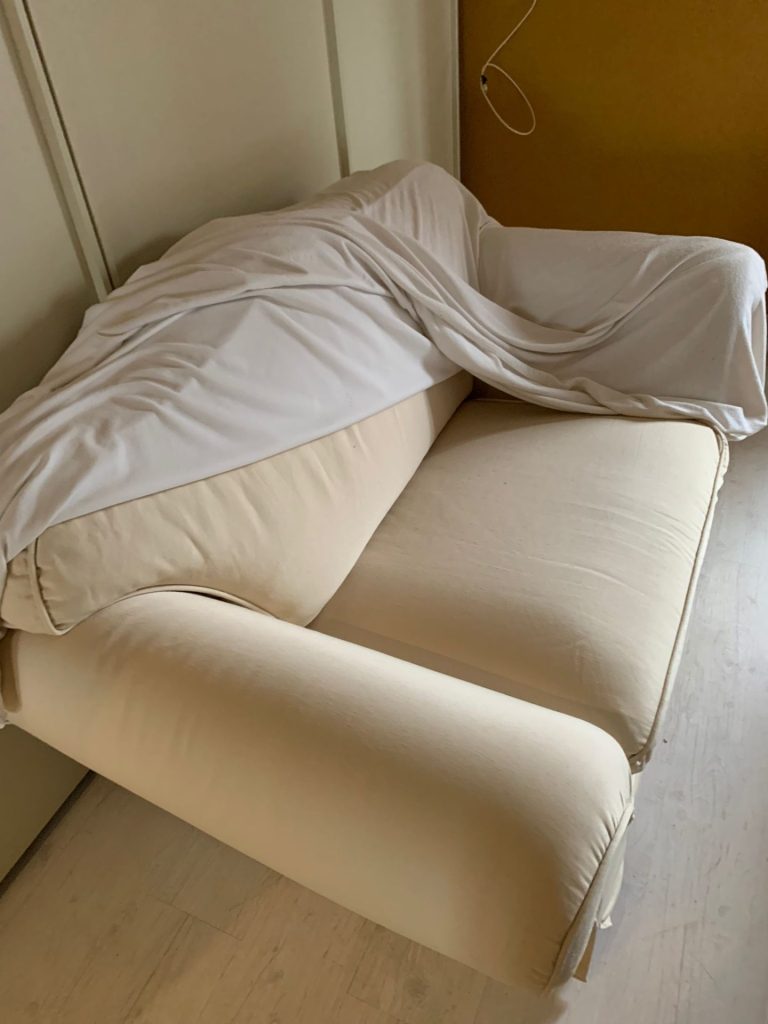 Divano 2 Posti In Tessuto Usato 587