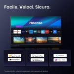 Hisense Smart TV 50 Pollici 4K Ultra HD Display QLED 144 Hz Sistema Operativo VIDAA Classe E colore Nero - 50U79Q