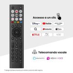 Hisense Smart TV 85 Pollici 4K Ultra HD Display QLED Sistema Vidaa Dolby Atmos Classe E colore Nero - 85E79Q
