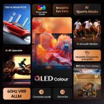 Hisense Smart TV 85 Pollici 4K Ultra HD Display QLED Sistema Vidaa Dolby Atmos Classe E colore Nero - 85E79Q