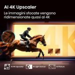 Hisense Smart TV 85 Pollici 4K Ultra HD Display QLED Sistema Vidaa Dolby Atmos Classe E colore Nero - 85E79Q