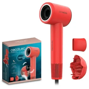 Cecotec DryNova Spark Asciugacapelli 1600W Rosso + 2 Accessori