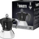 Bialetti Moka Induction 2 Tazze Colore Del Prodotto: Nero. Argento. - 006936