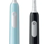 Braun Oral-B Pro 1 Duo 2 Spazzolini Elettrici Nero e Turchese