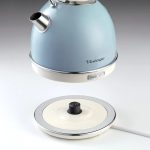 Ariete Bollitore elettrico per acqua senza fili cordless Capacità in litri 1,7 Potenza 2000 Watt colore Blu - Vintage - 2877/05