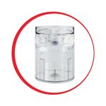 Moulinex Tritatutto Capacità 0.5 Litri Potenza 500 Watt Funzione a Pressione colore Bianco - DJ450B Masterchop