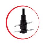 Moulinex Tritatutto Capacità 0.5 Litri Potenza 500 Watt Funzione a Pressione colore Bianco - DJ450B Masterchop