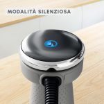 Moulinex Frullatore a Immersione Minipimer Capacità Ciotola 0,8 Litri Potenza 1000 Watt con Tritaghiaccio colore Grigio e Acciaio - DD672B