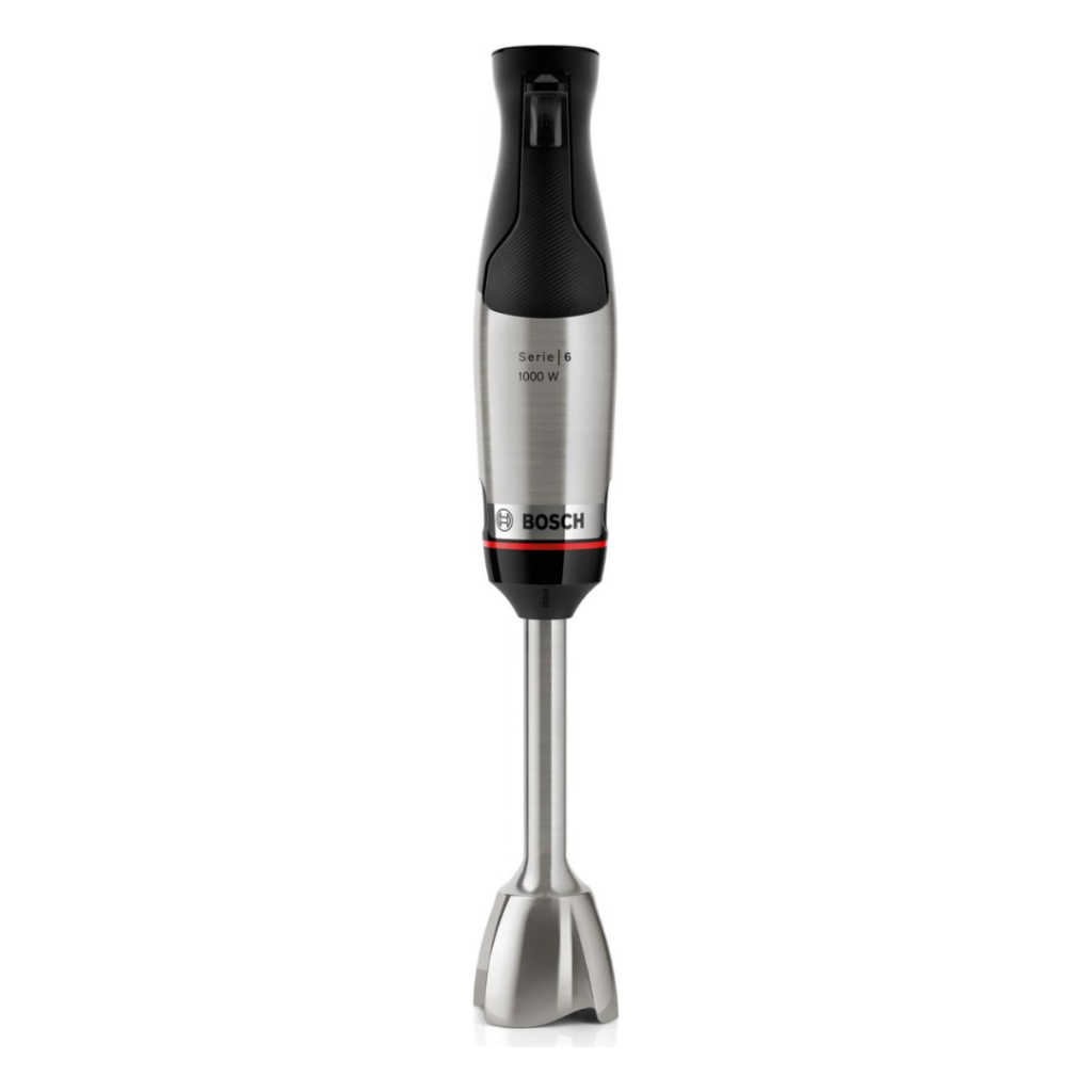 Bosch Frullatore a Immersione Minipimer Potenza 1000W con Bicchiere colore Nero Inox Serie 6 ErgoMaster - MSM6M610