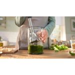 Bosch Frullatore a Immersione Minipimer Potenza 1000W con Bicchiere colore Nero Inox Serie 6 ErgoMaster - MSM6M610