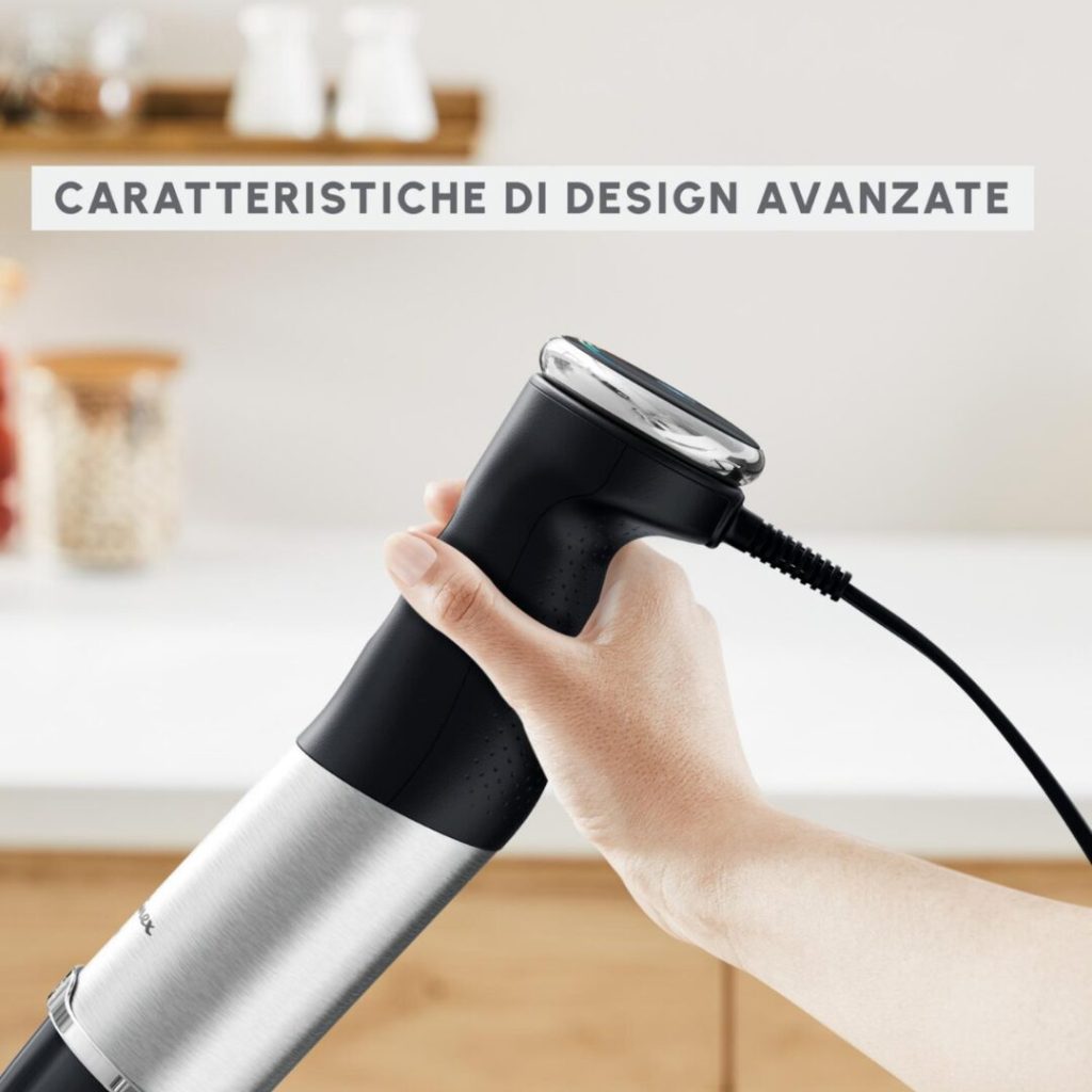 Moulinex Frullatore a Immersione Minipimer Potenza 1000W con Bicchiere e Frusta colore Nero Quickchef+ - DD673810