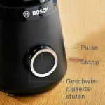 Bosch Frullatore con Bicchiere Capacità 1.5 litri Potenza 1200 watt colore Nero - MMB6141B Serie 4