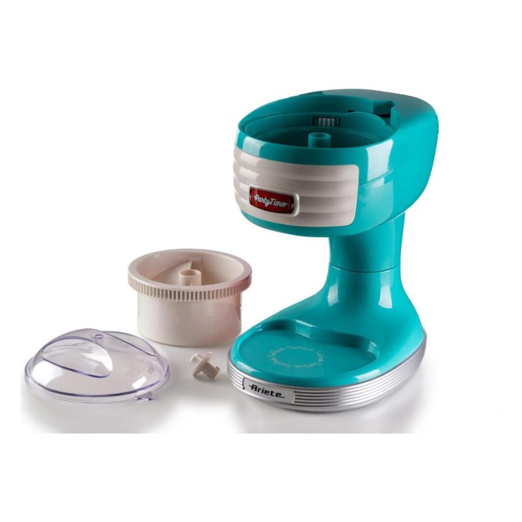 Ariete Tritaghiaccio Elettrico Potenza 30 Watt Lame in Acciaio colore Azzurro Inox - 76 Ice Crusher