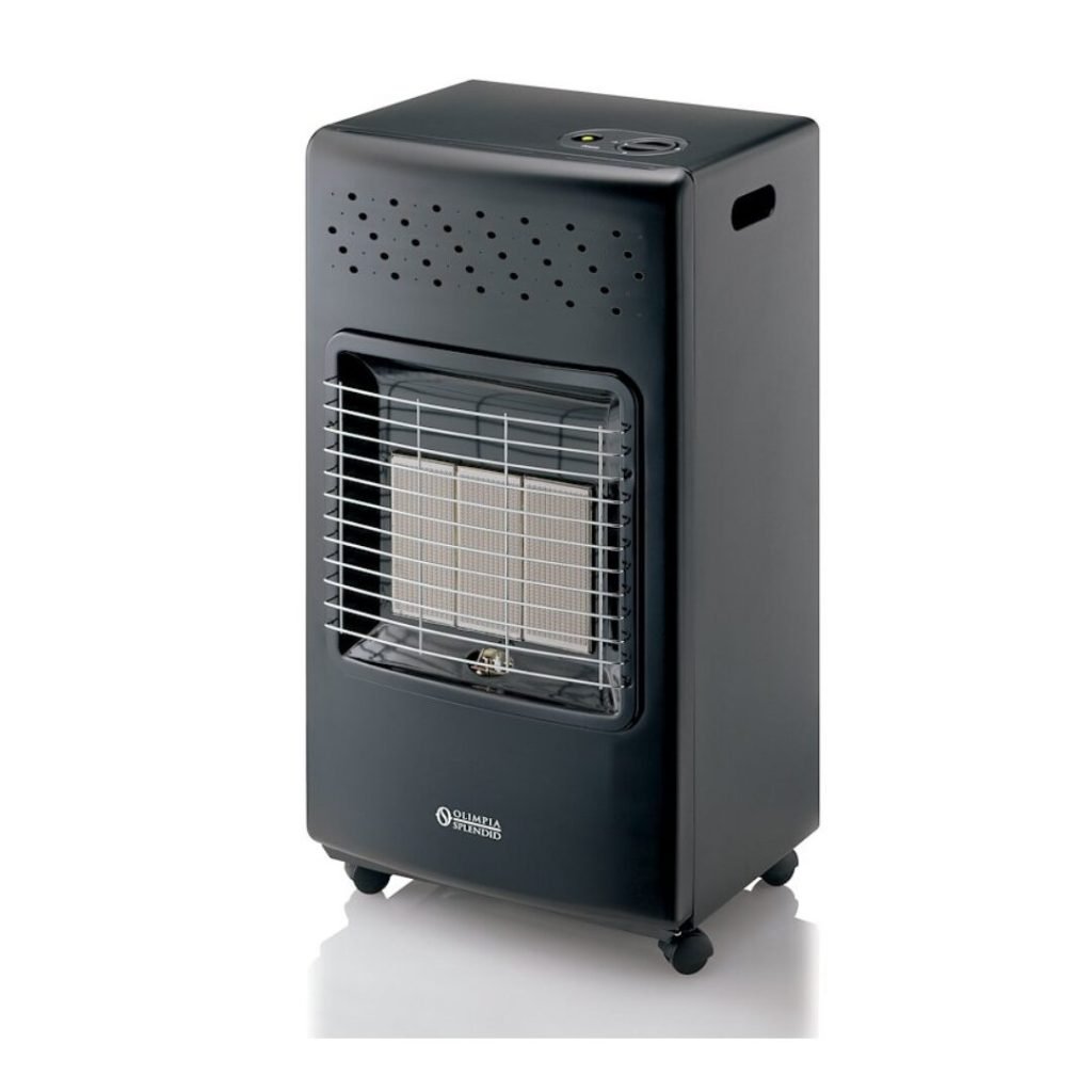 Olimpia Splendid Stufa a Gas con Bombola GPL Infrarossi Portatile Potenza 4.2 kW colore Nero - 99387 Stovy Infra Black