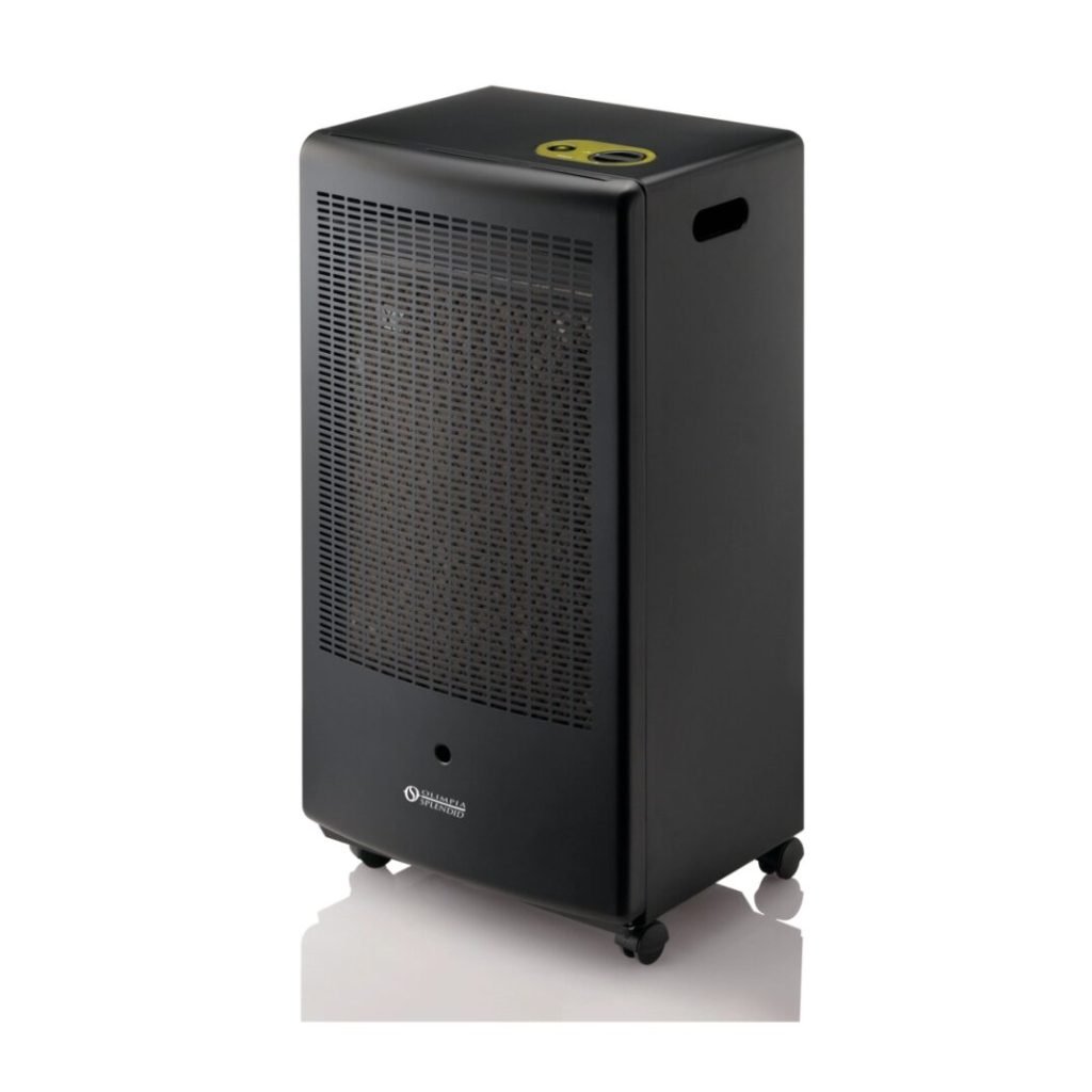 Stufa a gas olimpia splendid "stovy" nero, 2,9 kw