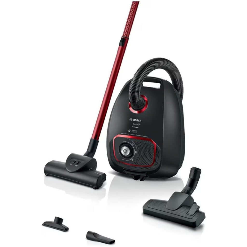 Bosch Aspirapolvere con Sacco a Traino Potenza 850 Watt Capacità 4 Litri ProPower colore Nero - BGB41POW1