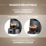 Lavazza Tiny Eco - Macchina Caffé Espresso Capsule Lavazza A Modo Mio colore Bianco