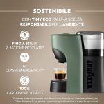 Lavazza Tiny Eco - Macchina Caffé Espresso Capsule Lavazza A Modo Mio colore Verde