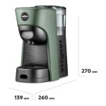 Lavazza Tiny Eco - Macchina Caffé Espresso Capsule Lavazza A Modo Mio colore Verde