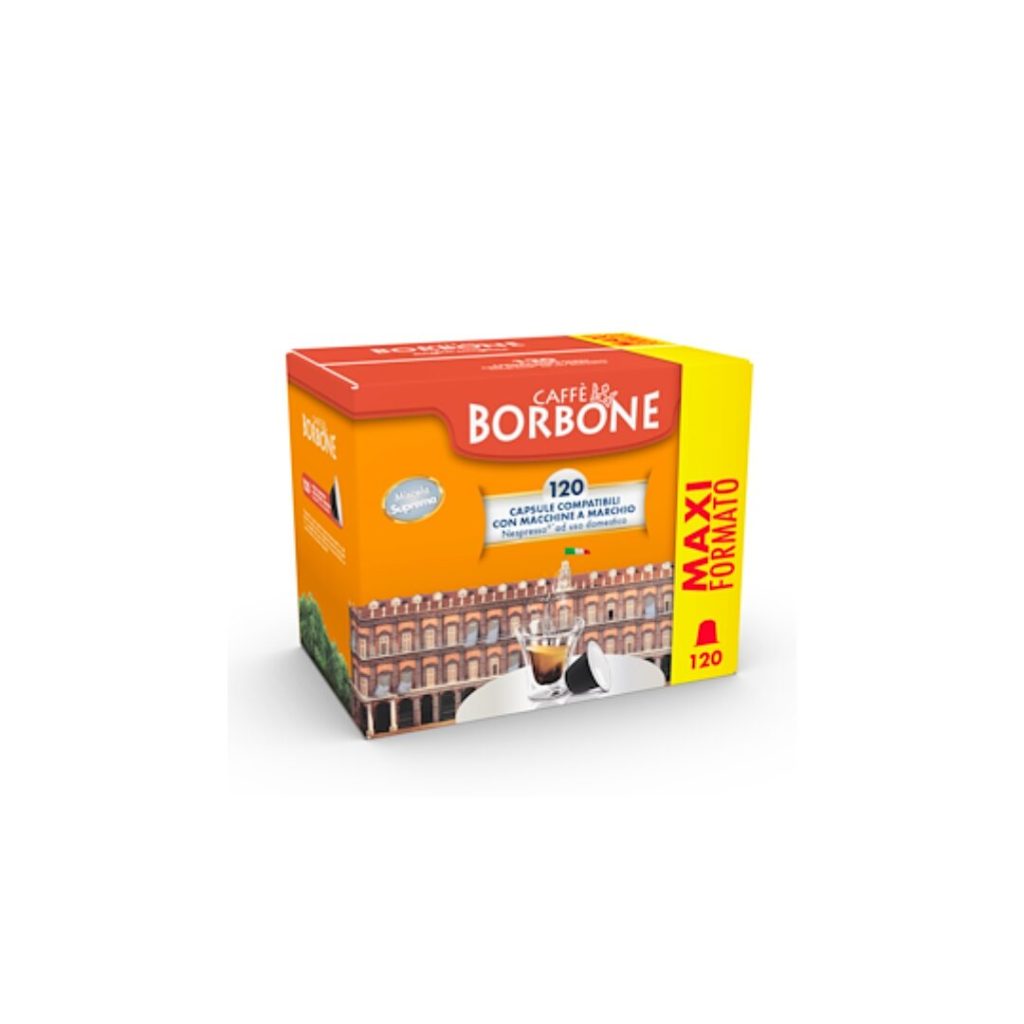 CAFFE' BORBONE Caffè in capsule MISCELA SUPREMA 120PZ NES, Compatibili Nespresso