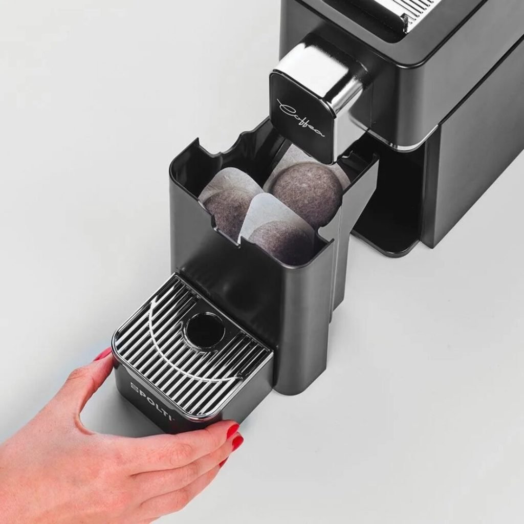 Polti Macchina Caffè Espresso Automatica Cialde E.S.E. Potenza 1400 Watt 19 bar colore Nero - PCEU0128