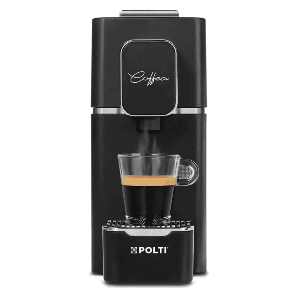 Polti Macchina Caffè Espresso Automatica Cialde E.S.E. Potenza 1400 Watt 19 bar colore Nero - PCEU0128