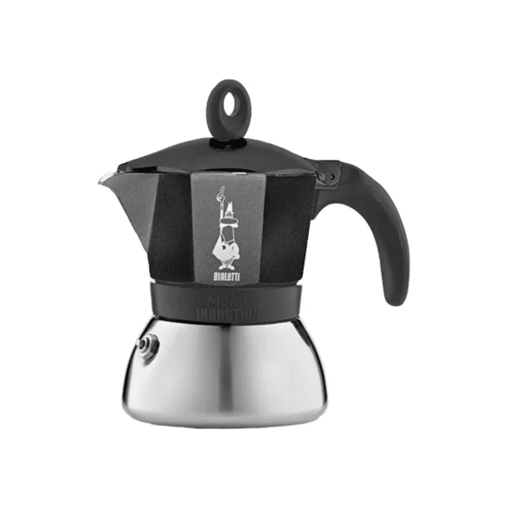 Bialetti Moka Induction 2 Tazze Colore Del Prodotto: Nero. Argento. - 006936