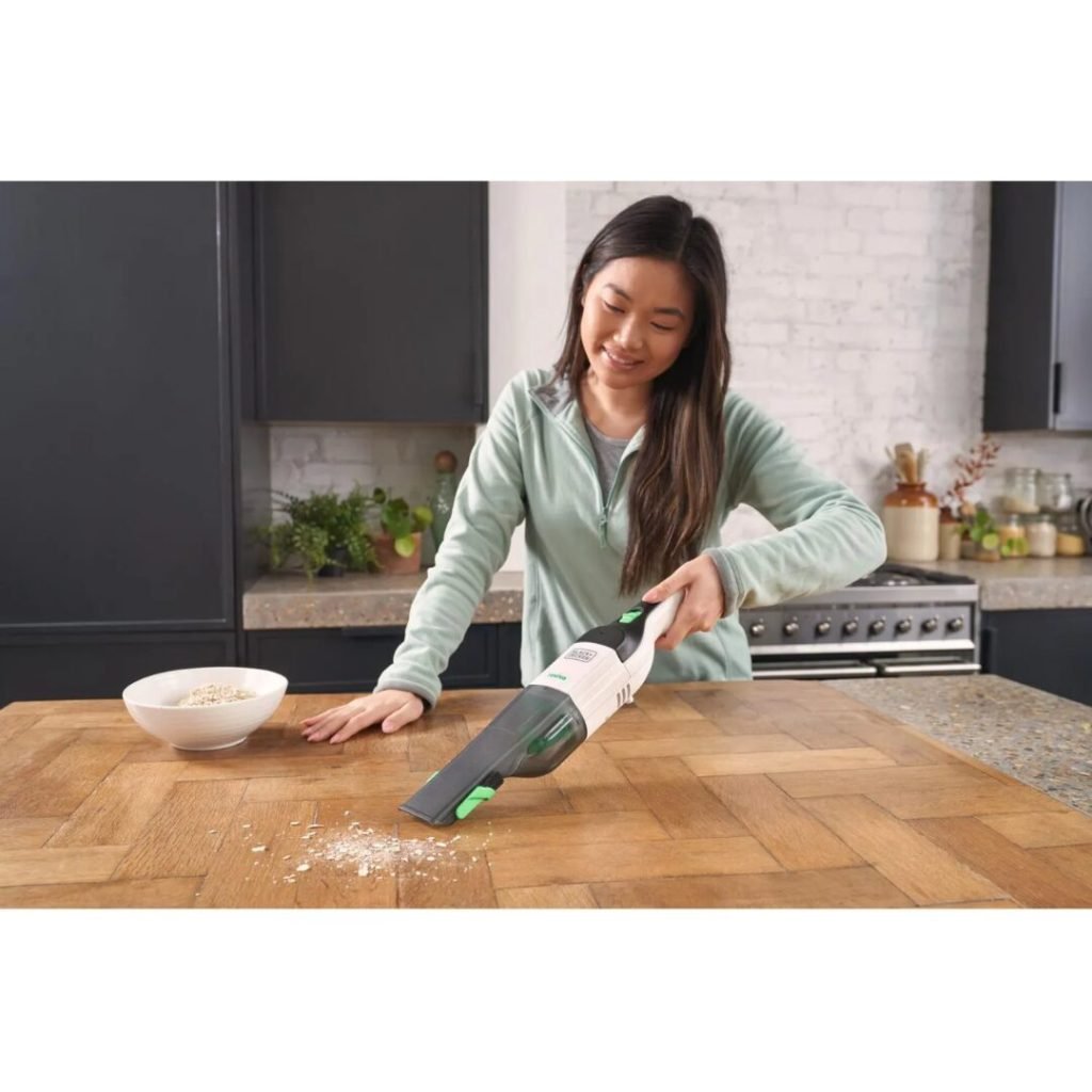 Aspirapolvere Portatile Mini Black & Decker senza Fili Aspirabriciole senza Sacco Potenza 7.2V - REVHV8C