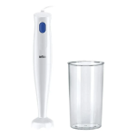 Frullatore ad Immersione BRAUN Minipimer con Bicchiere 450 watt - MQ10.001P