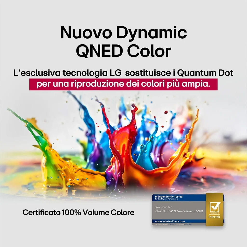 LG QNED AI 65QNED80A6A TV QNED, 65 "