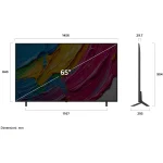 LG QNED AI 65QNED80A6A TV QNED, 65 "