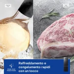 RB38C776CB1 - SAMSUNG - FRIGO COMBI 390LT H203 NF INOX C ANTRACITE WIFI AI