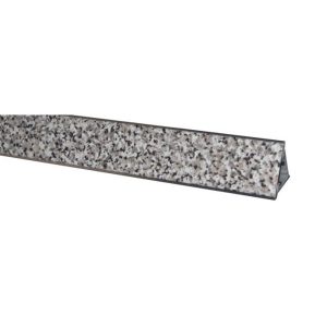 Alzatina triangolare in pvc rivestita in carta colore granito baveno
