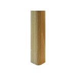 Angolare per zoccolo 90° R12 in faggio H 12 cm.