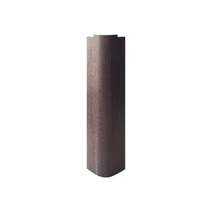 Angolare per zoccolo 90° R12 in noce arte povera H 10 cm.