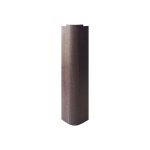 Angolare per zoccolo 90° R12 in noce arte povera H 15 cm.