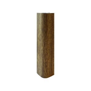Angolare per zoccolo 90° R12 in rovere H 15 cm.