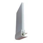 Angolare zoccolo in pvc rivestito alluminio H 10 cm.