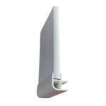 Angolare zoccolo in pvc rivestito alluminio H 10 cm. PBDK10