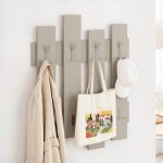 Appendiabiti a muro Wave cashmere 8 ganci