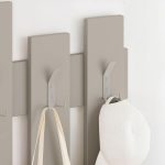 Appendiabiti a muro Wave cashmere 8 ganci