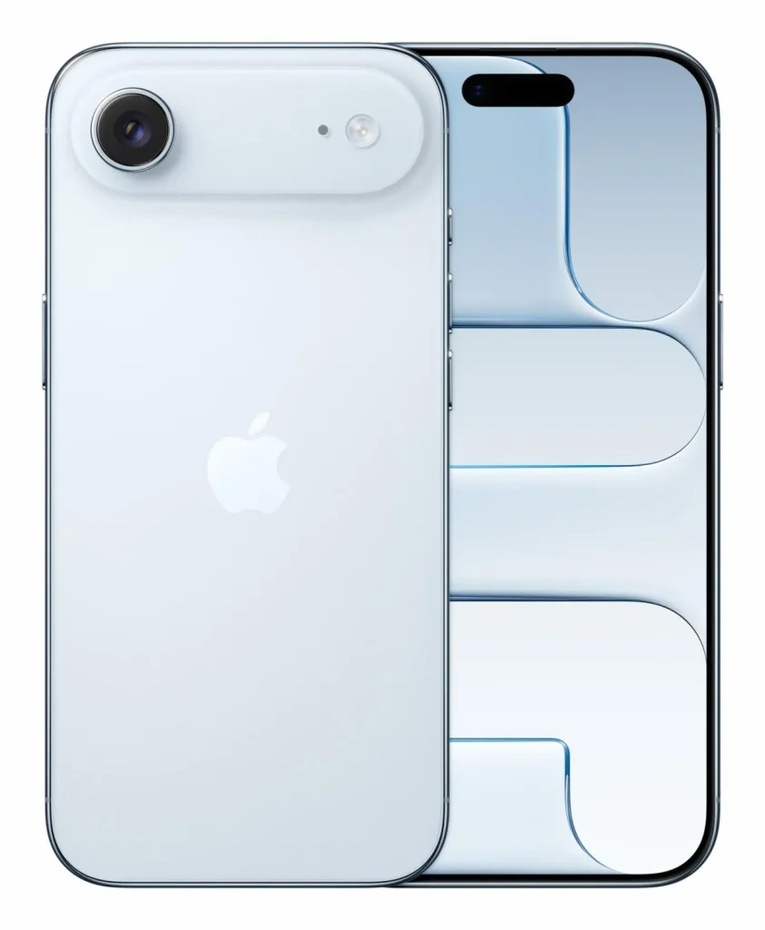 Apple iPhone Air Smartphone 6.5" 5G Display Super Retina XDR Dual Sim Memoria Interna 256 GB iOS 26 colore Celeste - MG2P4QL/A