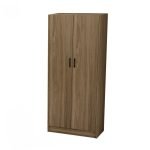 Armadio 210 cm due ante noce naturale