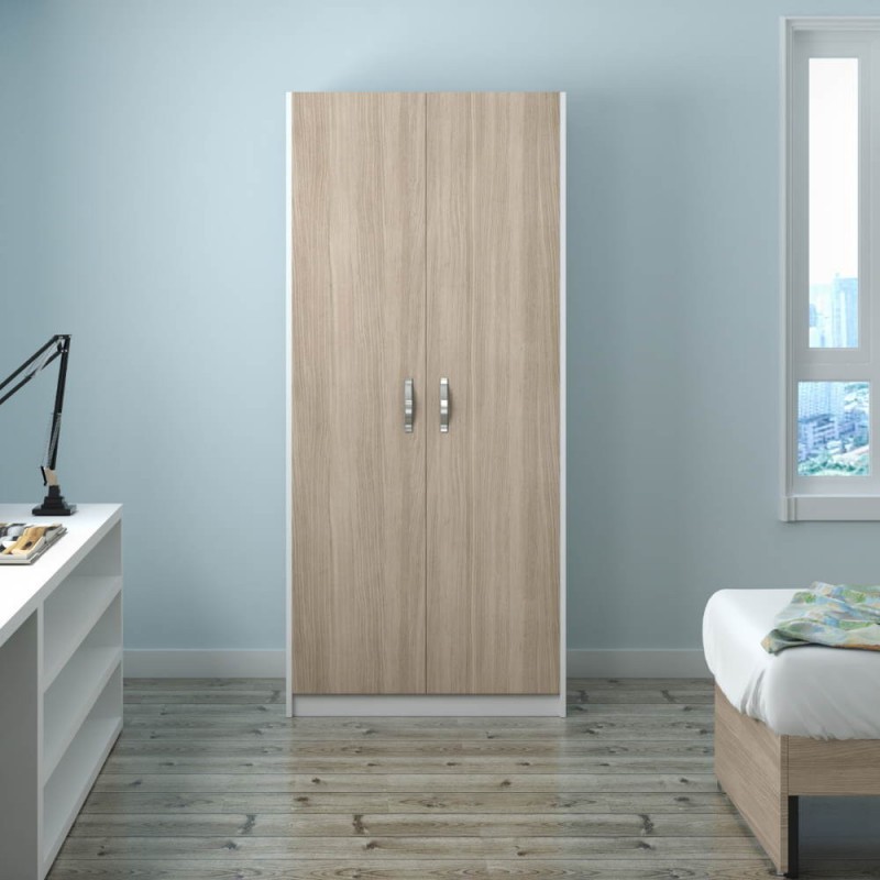 Armadio 210 cm due ante olmo