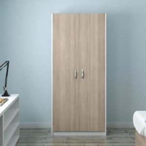Armadio 247x58x90 due ante olmo