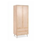 Armadio Bali 60A 2 ante e 2 cassetti effetto vimini