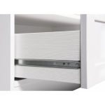 Armadio Landwood18 bianco tre ante e tre cassetti