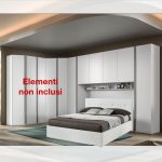 Armadio a ponte Ettore bianco frassino