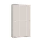 Armadio multiuso Medea 6 ante colore cashmere 109.2x34.9xH191.9 cm.