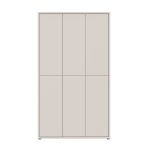 Armadio multiuso Medea 6 ante colore cashmere 109.2x34.9xH191.9 cm.